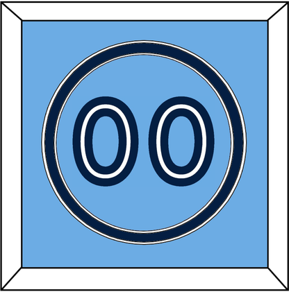 Toronto Number - Alternate Light Blue - Signature Tier 2