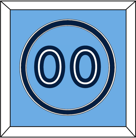 Toronto Number - Alternate Light Blue - Signature Tier 2