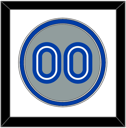 Toronto Number - Road Gray (1989-1996) - Signature Tier 1