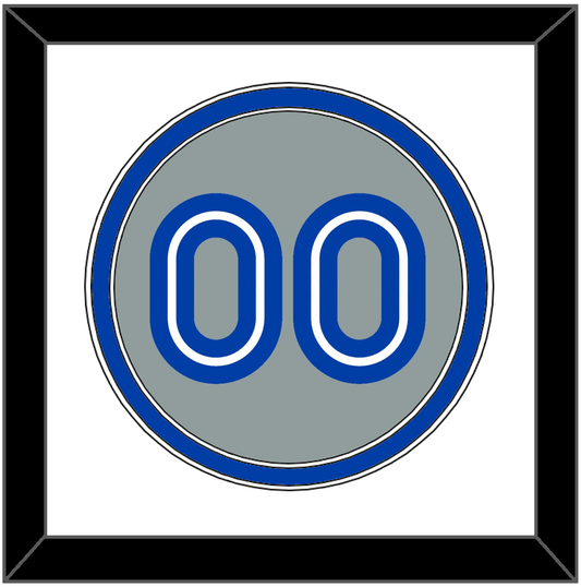 Toronto Number - Road Gray (1989-1996) - Signature Tier 1