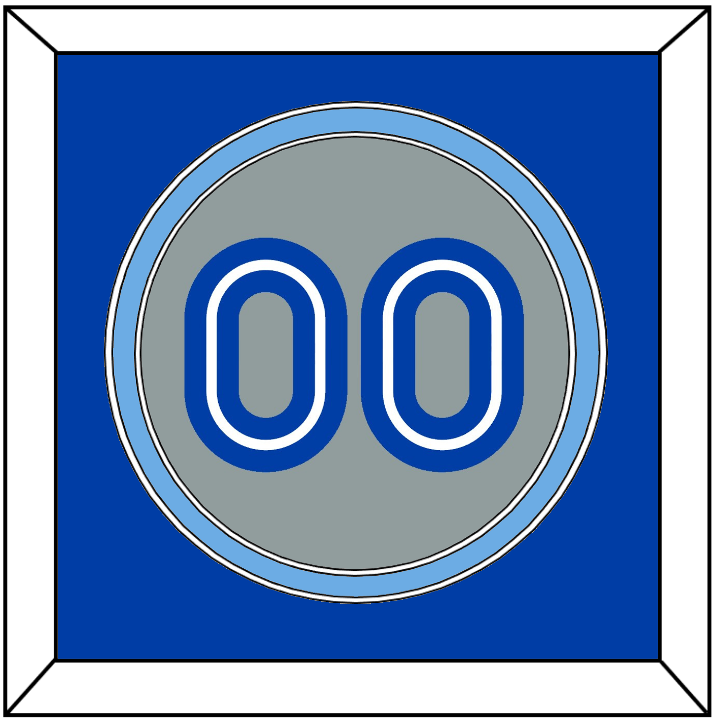 Toronto Number - Road Gray (1989-1996) - Signature Tier 2