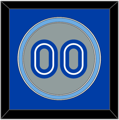 Toronto Number - Road Gray (1989-1996) - Signature Tier 2