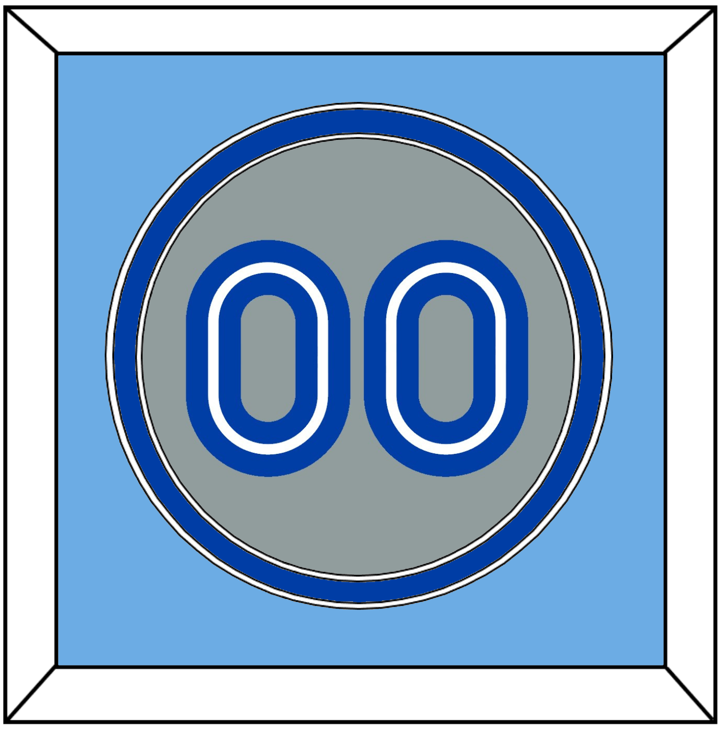 Toronto Number - Road Gray (1989-1996) - Signature Tier 3