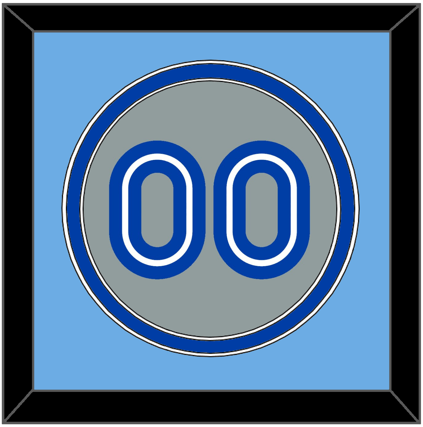 Toronto Number - Road Gray (1989-1996) - Signature Tier 3