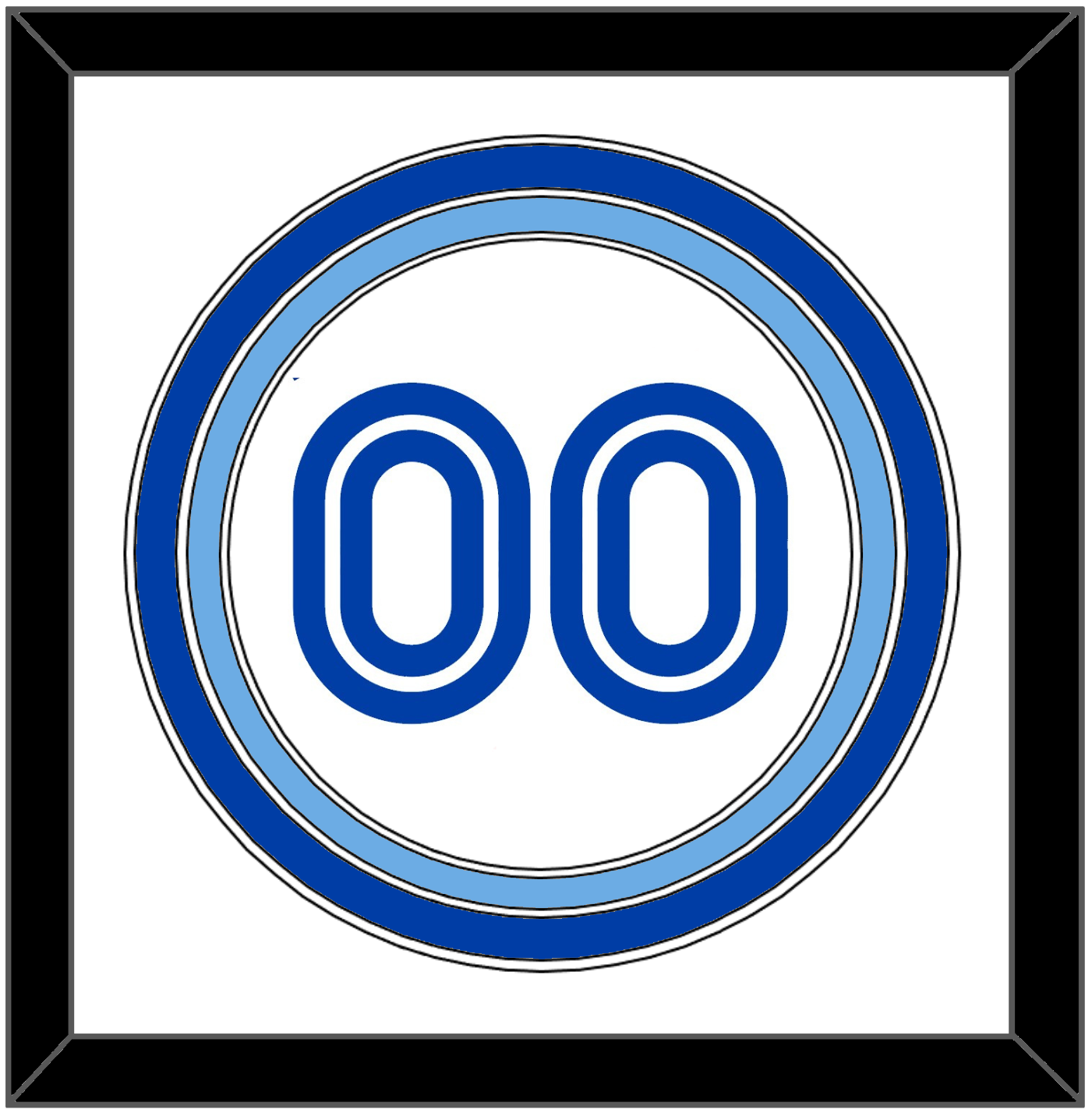 Toronto Number - Home White (1981-1996) - Premier Tier 2