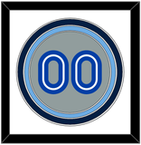 Toronto Number - Road Gray (1989-1996) - Triple Mat 1