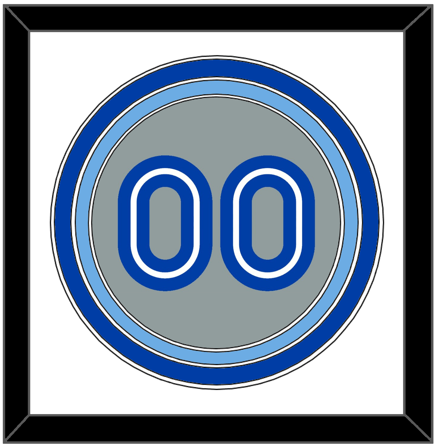Toronto Number - Road Gray (1989-1996) - Premier Tier 2