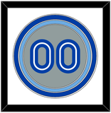 Toronto Number - Road Gray (1989-1996) - Triple Mat 2