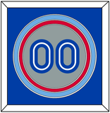 Toronto Number - Road Gray (1989-1996) - Triple Mat 3