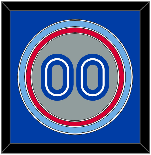 Toronto Number - Road Gray (1989-1996) - Premier Tier 3