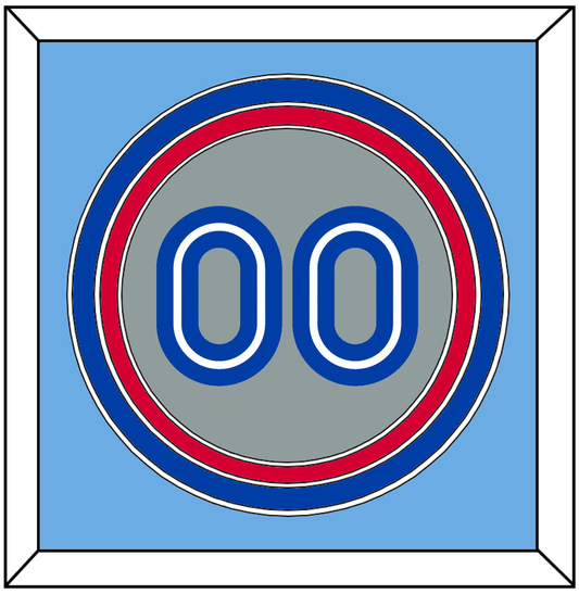 Toronto Number - Road Gray (1989-1996) - Premier Tier 4