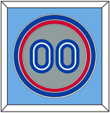 Toronto Number - Road Gray (1989-1996) - Triple Mat 4