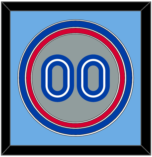 Toronto Number - Road Gray (1989-1996) - Premier Tier 4