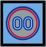 Toronto Number - Road Gray (1989-1996) - Triple Mat 4