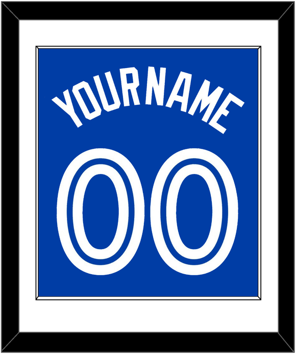 Toronto Name & Number - Alternate Blue - Single Mat 1