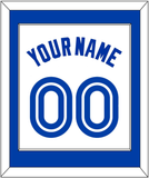 Toronto Name & Number - Home White (1981-1996) - Single Mat 1