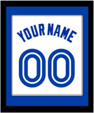 Toronto Name & Number - Home White (1981-1996) - Single Mat 1