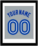 Toronto Name & Number - Road Gray (1989-1996) - Single Mat 1