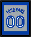 Toronto Name & Number - Road Gray (1989-1996) - Single Mat 2