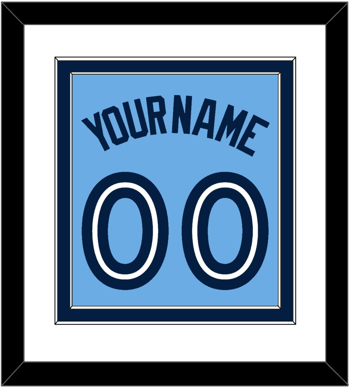 Toronto Name & Number - Alternate Light Blue - Signature Tier 1