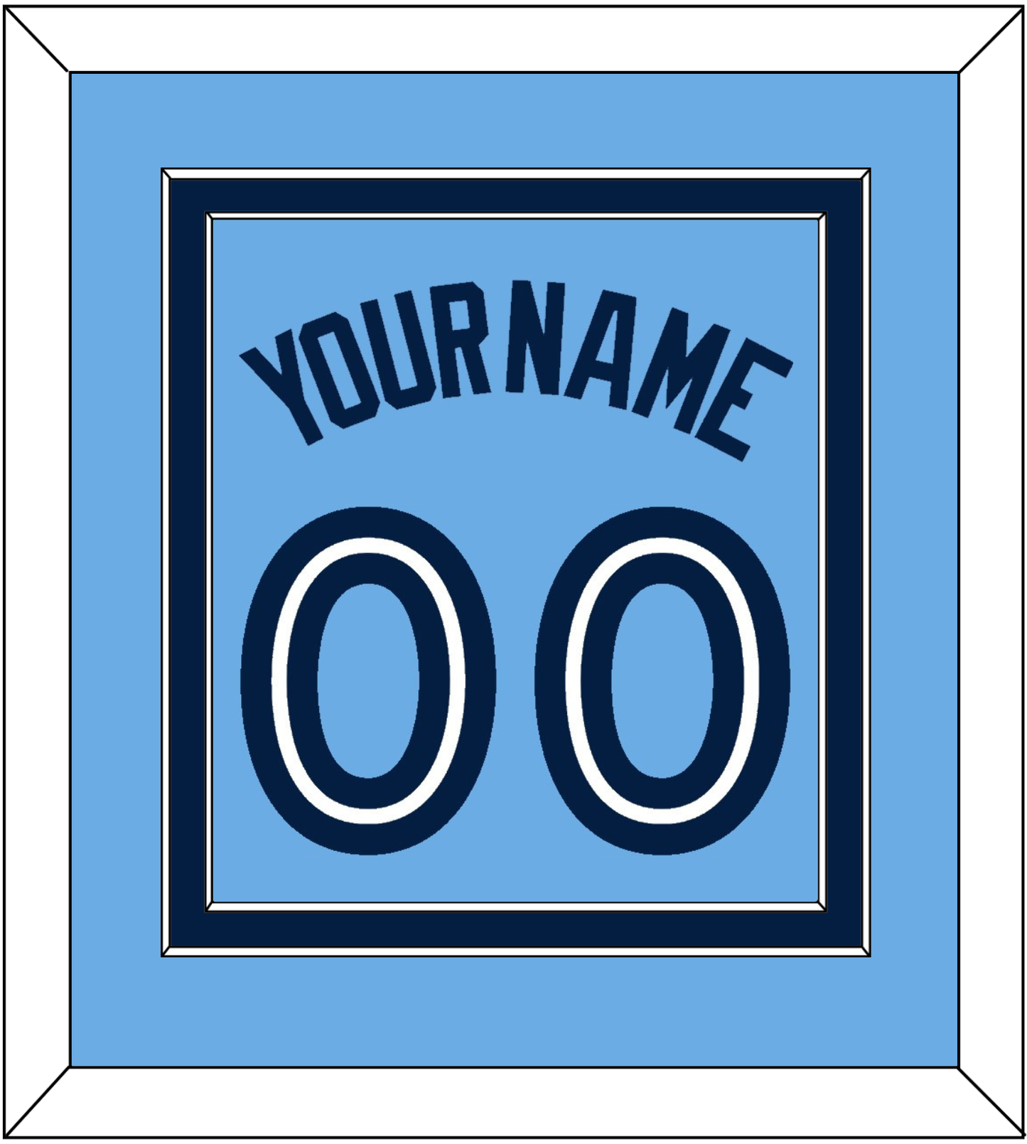 Toronto Name & Number - Alternate Light Blue - Signature Tier 2