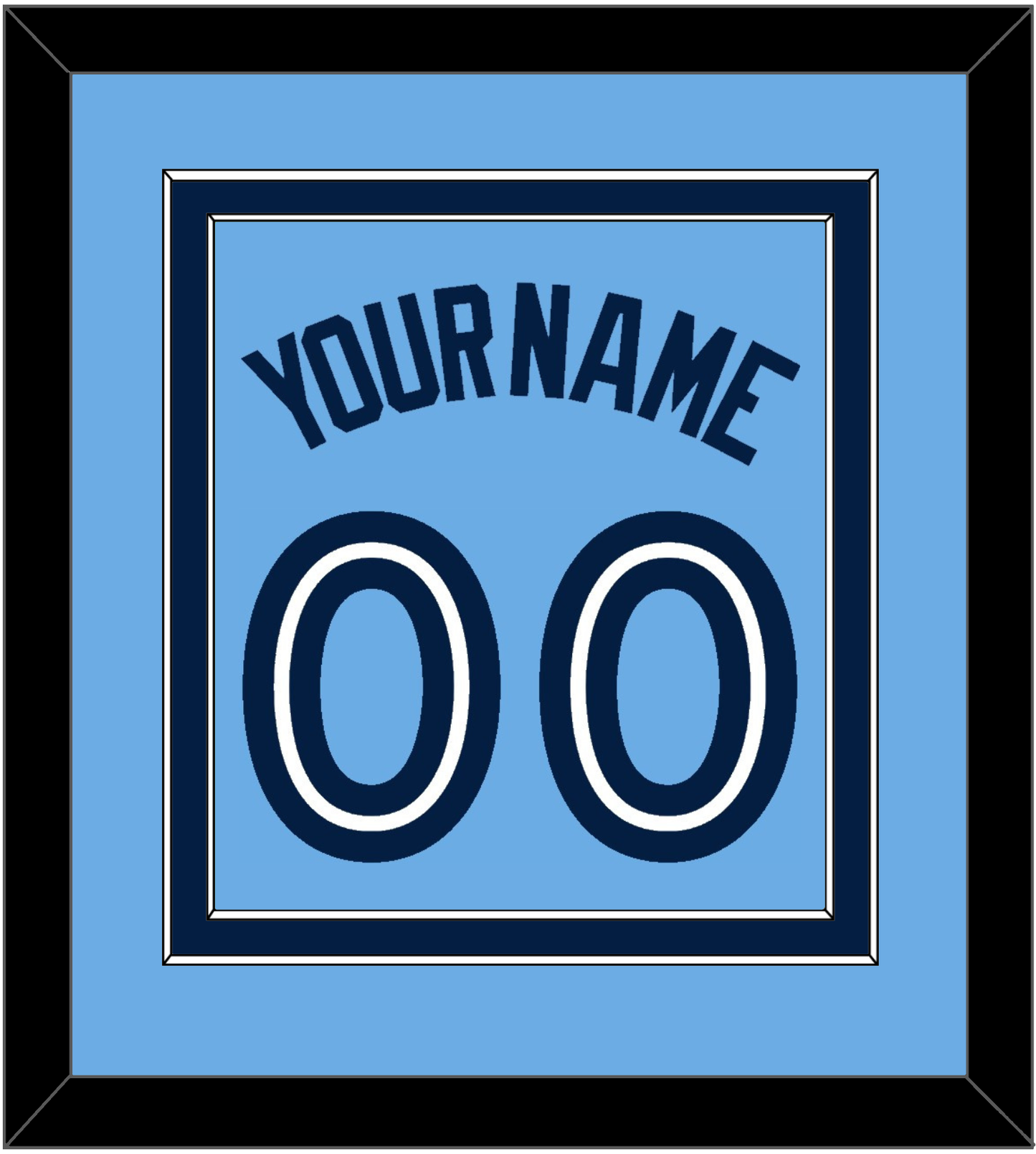 Toronto Name & Number - Alternate Light Blue - Signature Tier 2