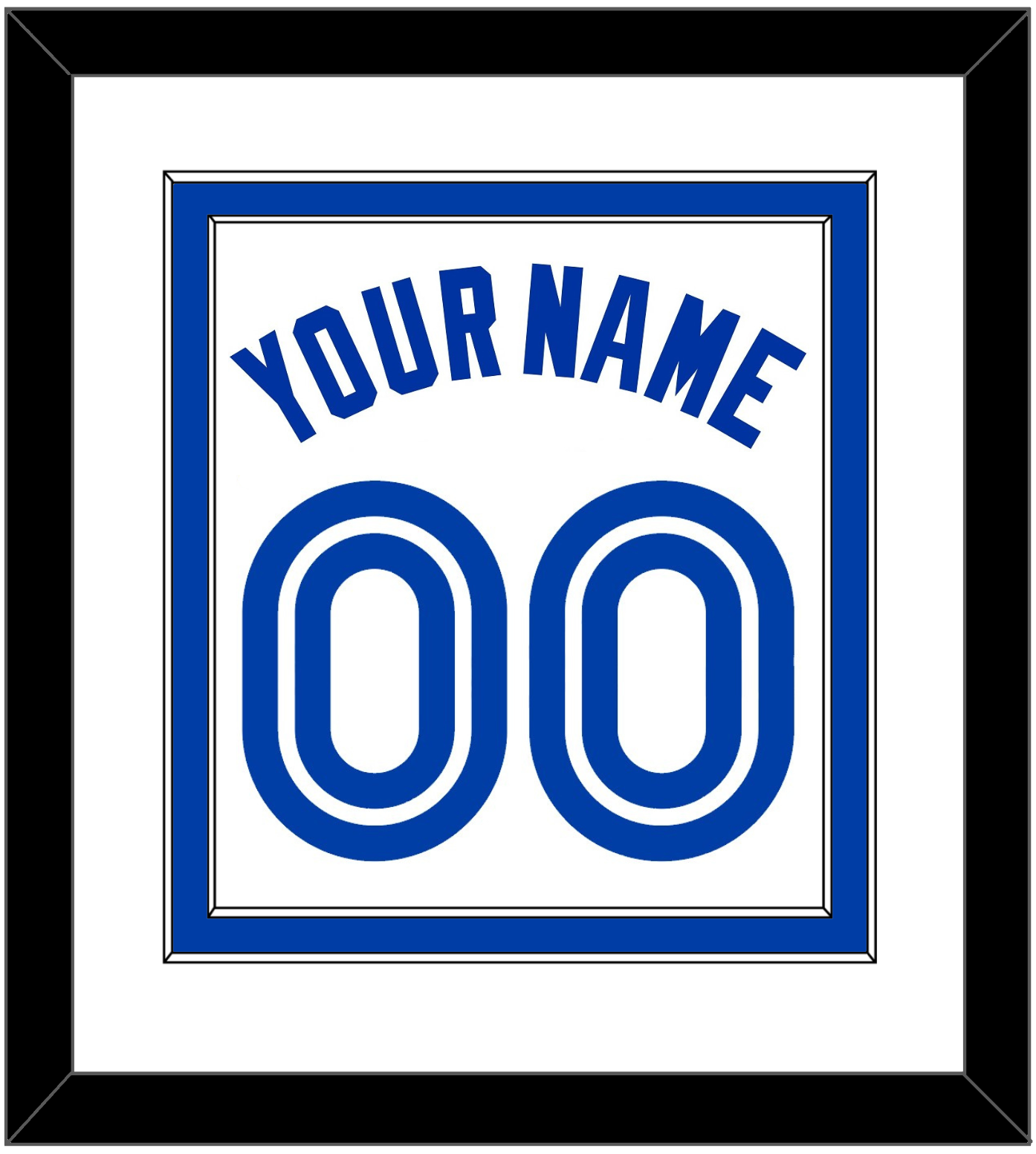 Toronto Name & Number - Home White (1981-1996) - Signature Tier 1