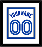 Toronto Name & Number - Home White (1981-1996) - Double Mat 1