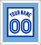 Toronto Name & Number - Home White (1981-1996) - Double Mat 3