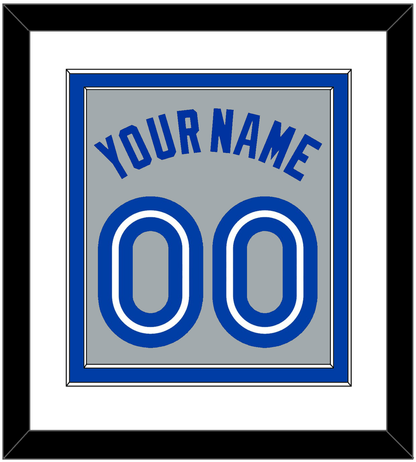 Toronto Name & Number - Road Gray (1989-1996) - Signature Tier 1