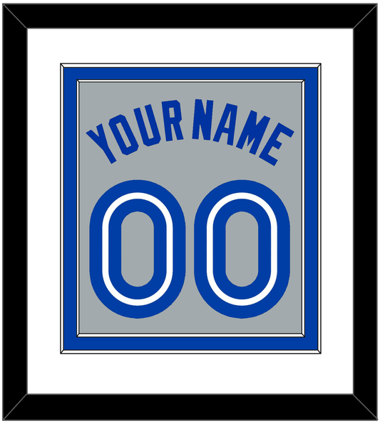 Toronto Name & Number - Road Gray (1989-1996) - Signature Tier 1