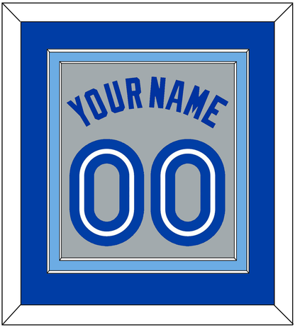 Toronto Name & Number - Road Gray (1989-1996) - Signature Tier 2