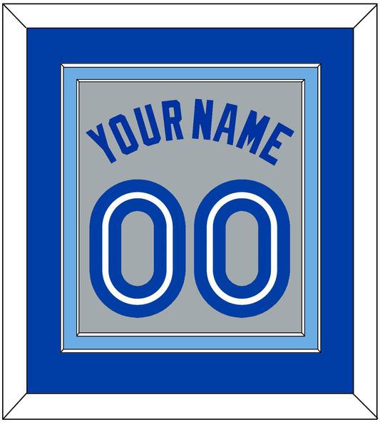 Toronto Name & Number - Road Gray (1989-1996) - Signature Tier 2