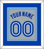 Toronto Name & Number - Road Gray (1989-1996) - Double Mat 2