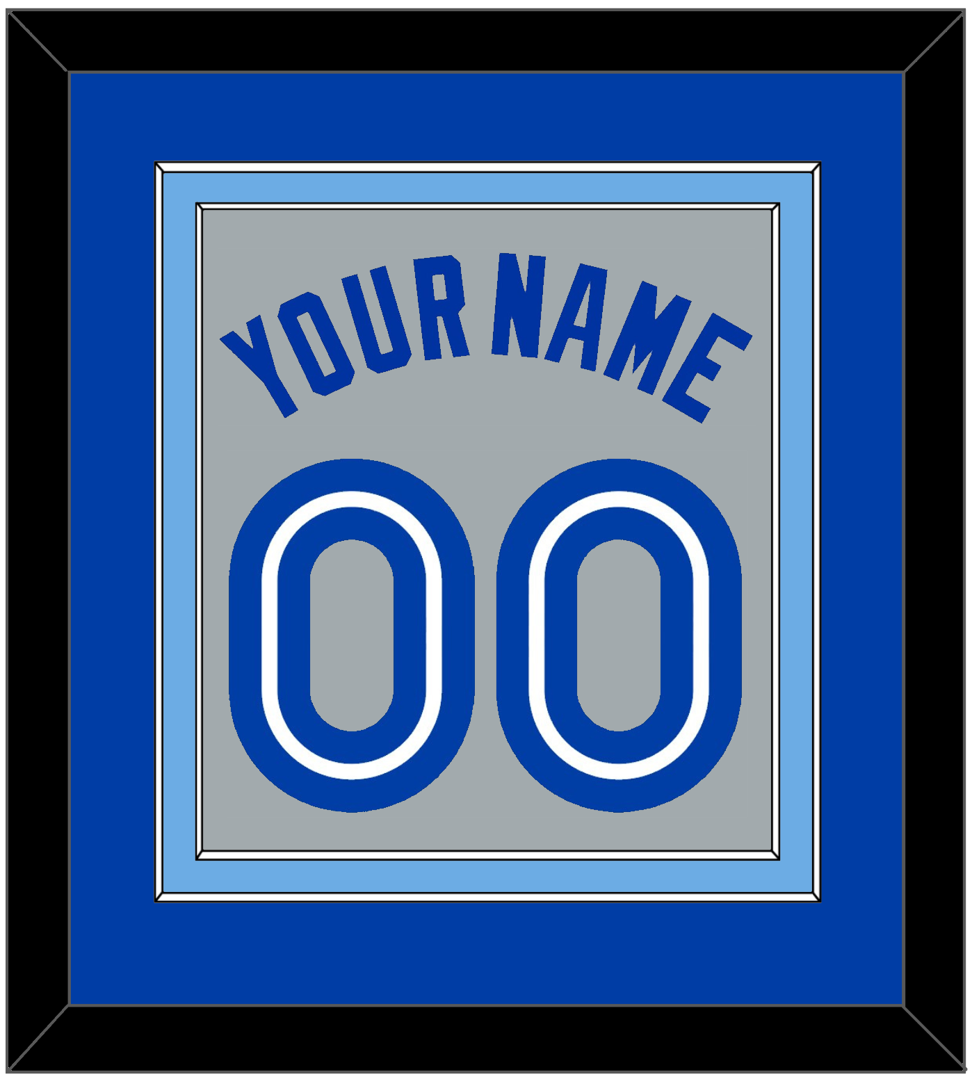 Toronto Name & Number - Road Gray (1989-1996) - Signature Tier 2