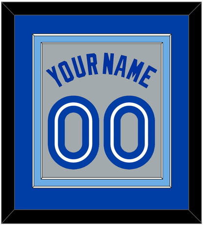 Toronto Name & Number - Road Gray (1989-1996) - Signature Tier 2