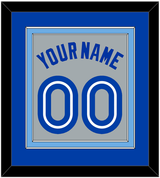 Toronto Name & Number - Road Gray (1989-1996) - Signature Tier 2