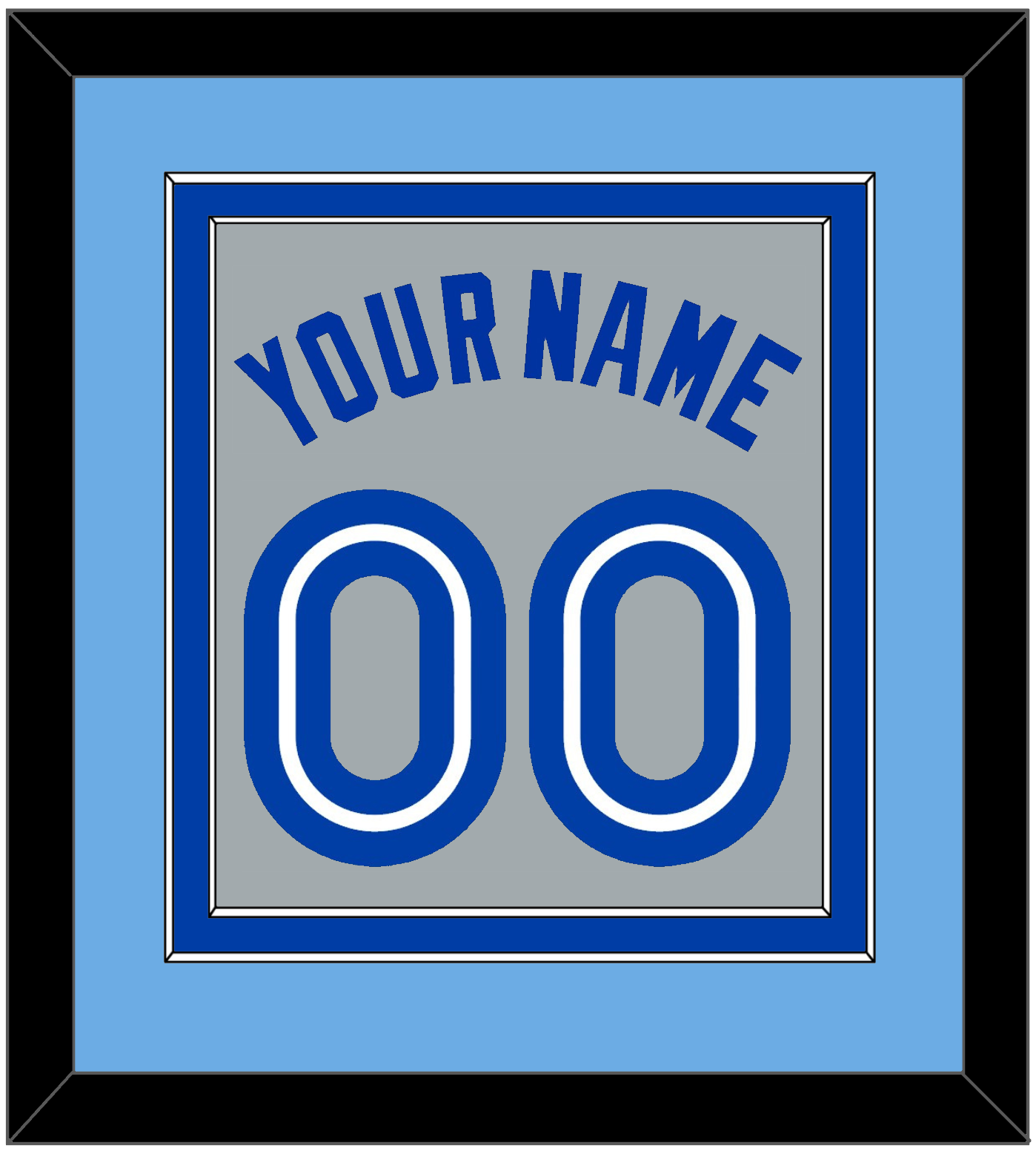 Toronto Name & Number - Road Gray (1989-1996) - Signature Tier 3