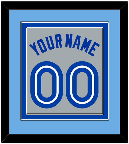 Toronto Name & Number - Road Gray (1989-1996) - Signature Tier 3