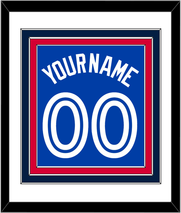 Toronto Name & Number - Alternate Blue - Triple Mat 1