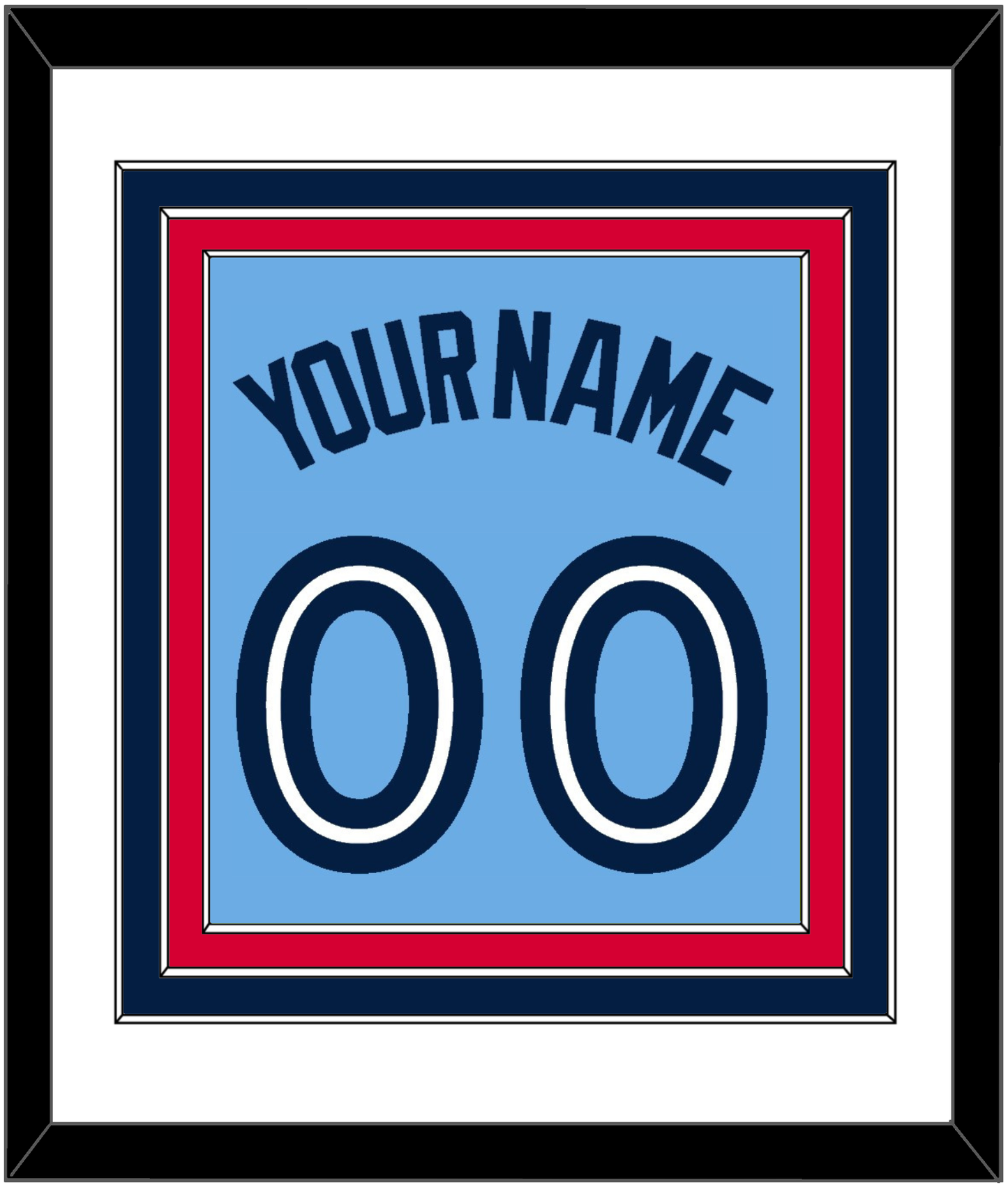 Toronto Name & Number - Alternate Light Blue - Premier Tier 1