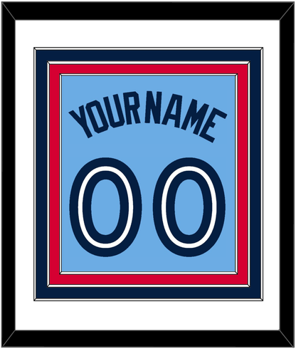 Toronto Name & Number - Alternate Light Blue - Premier Tier 1