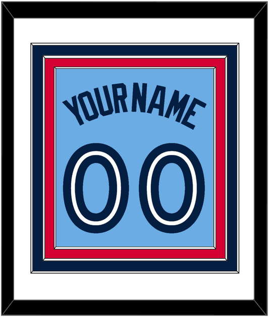 Toronto Name & Number - Alternate Light Blue - Premier Tier 1