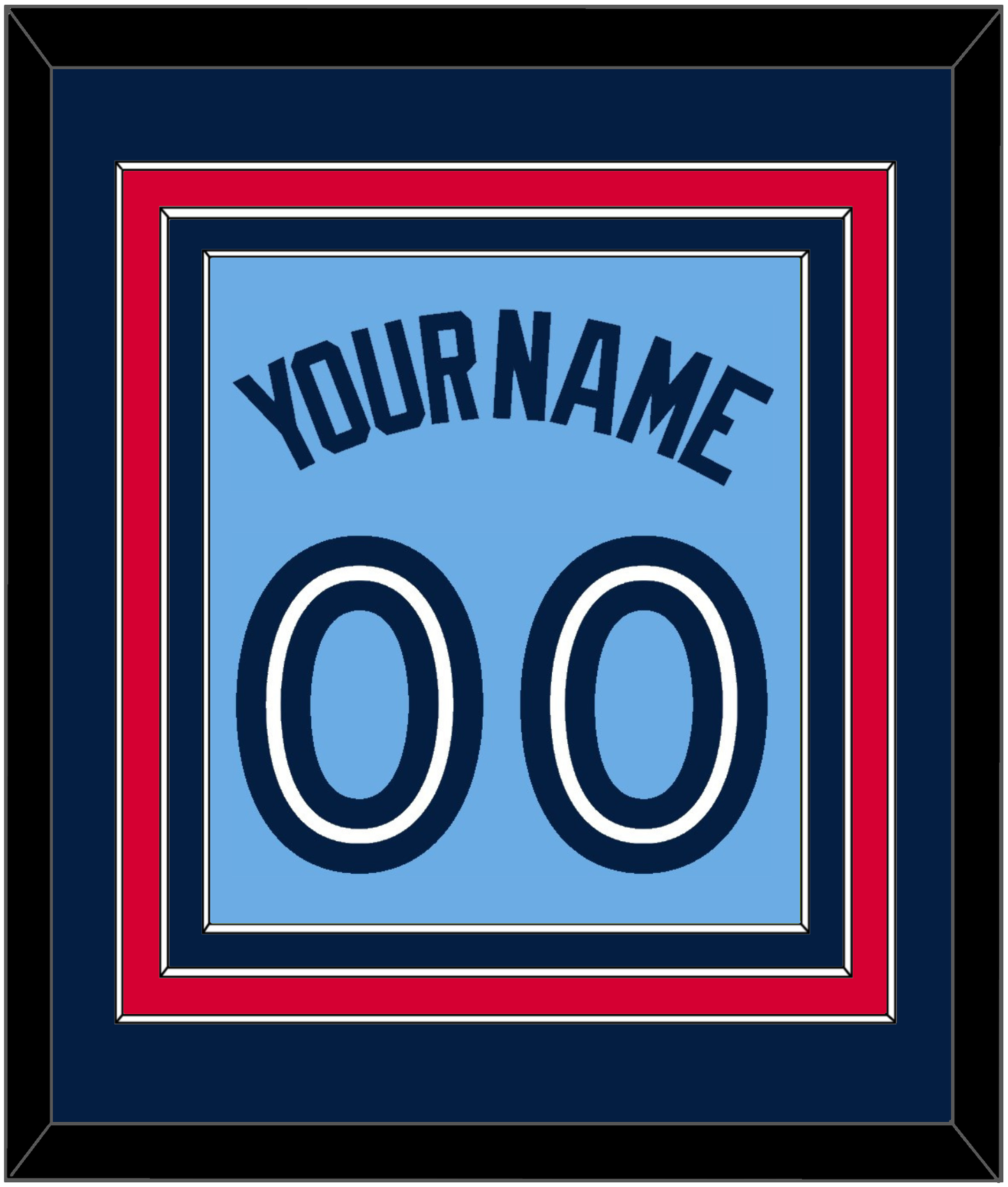 Toronto Name & Number - Alternate Light Blue - Premier Tier 2