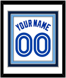 Toronto Name & Number - Home White (1981-1996) - Triple Mat 2