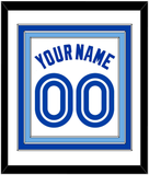 Toronto Name & Number - Home White (1981-1996) - Triple Mat 2
