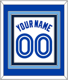 Toronto Name & Number - Home White (1981-1996) - Triple Mat 3