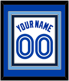 Toronto Name & Number - Home White (1981-1996) - Triple Mat 3
