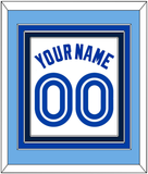 Toronto Name & Number - Home White (1981-1996) - Triple Mat 4