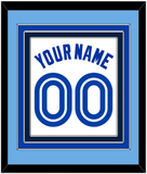 Toronto Name & Number - Home White (1981-1996) - Triple Mat 4